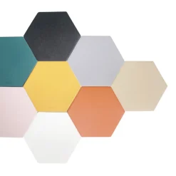 Hexagon Two Tone Tea Coaster