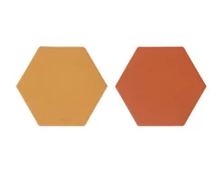 Hexagon Two Tone Tea Coaster