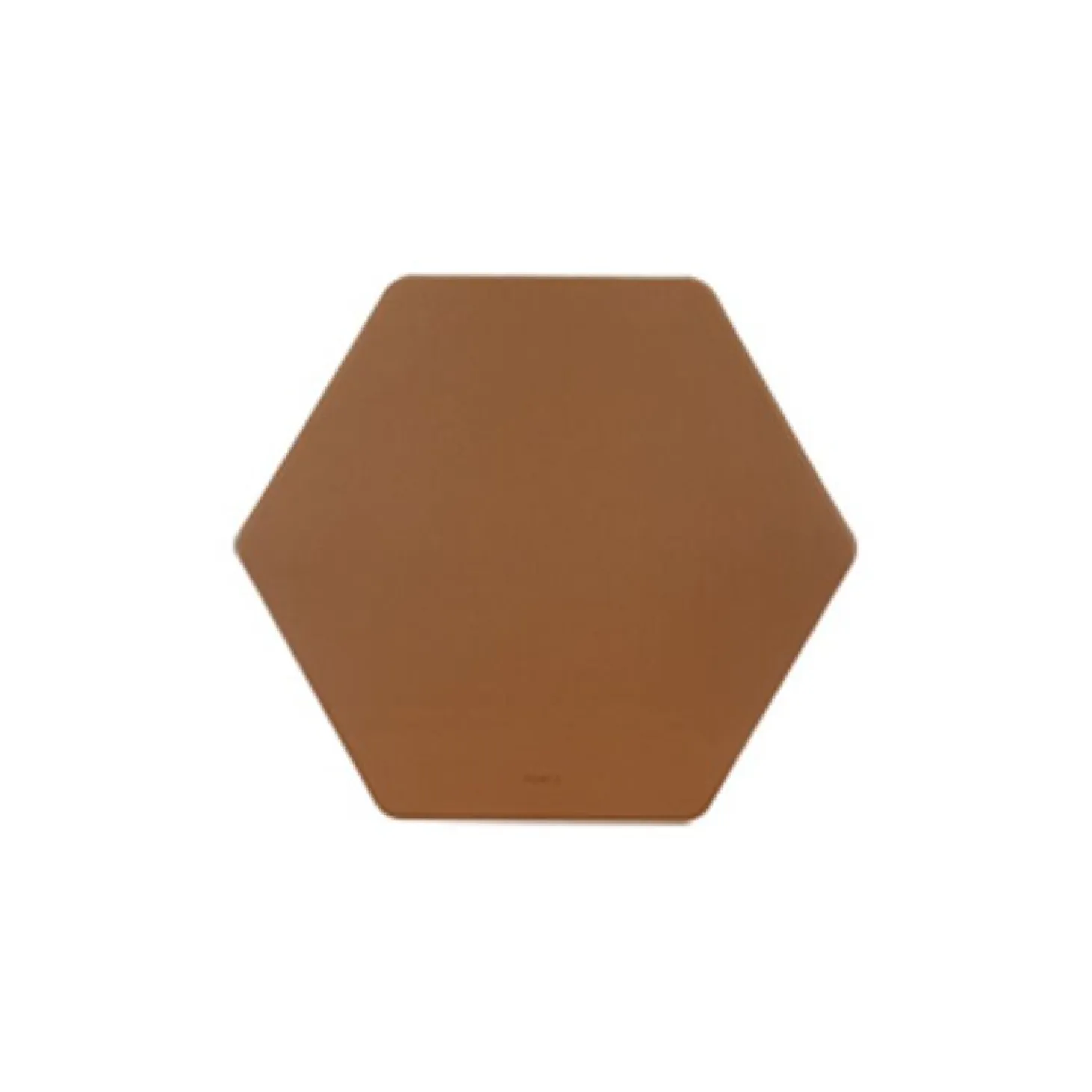 Hexagon Vegan Leather Mouse Pad