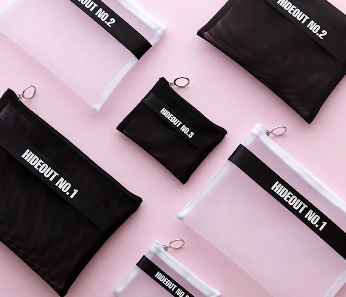 Hideout 3pcs Mesh Pouch Set