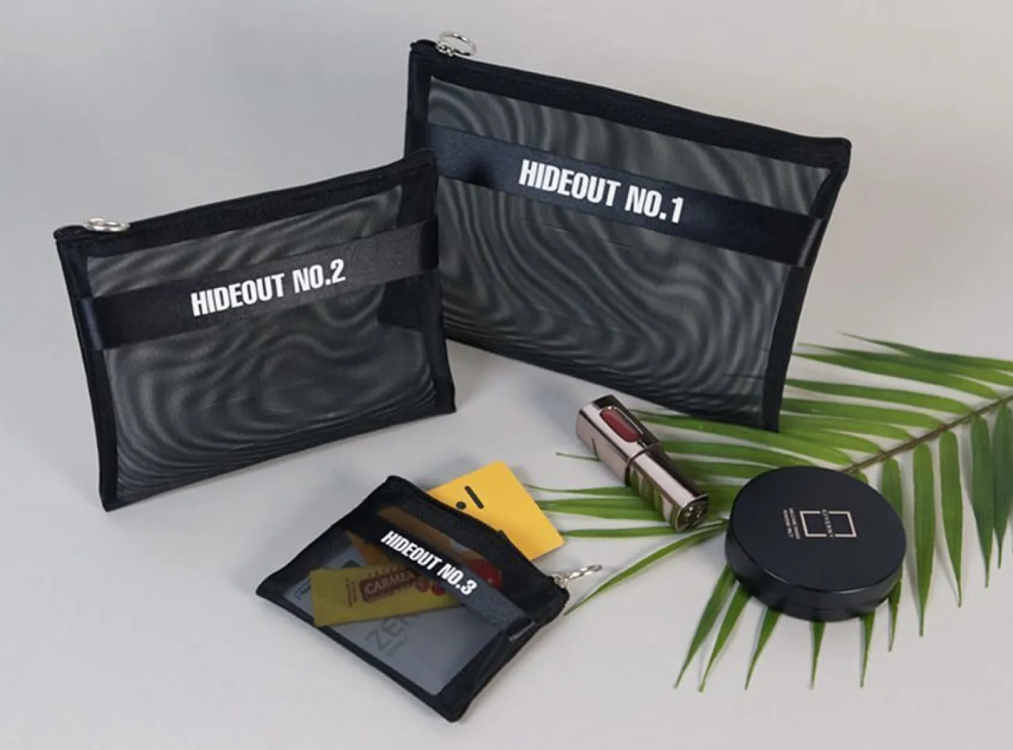 Hideout 3pcs Mesh Pouch Set