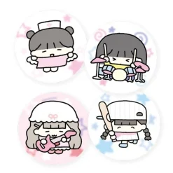 Hodu Girl Button Pin v2
