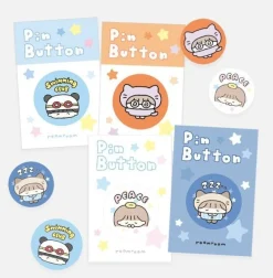 Hodu Girl Button Pin v1