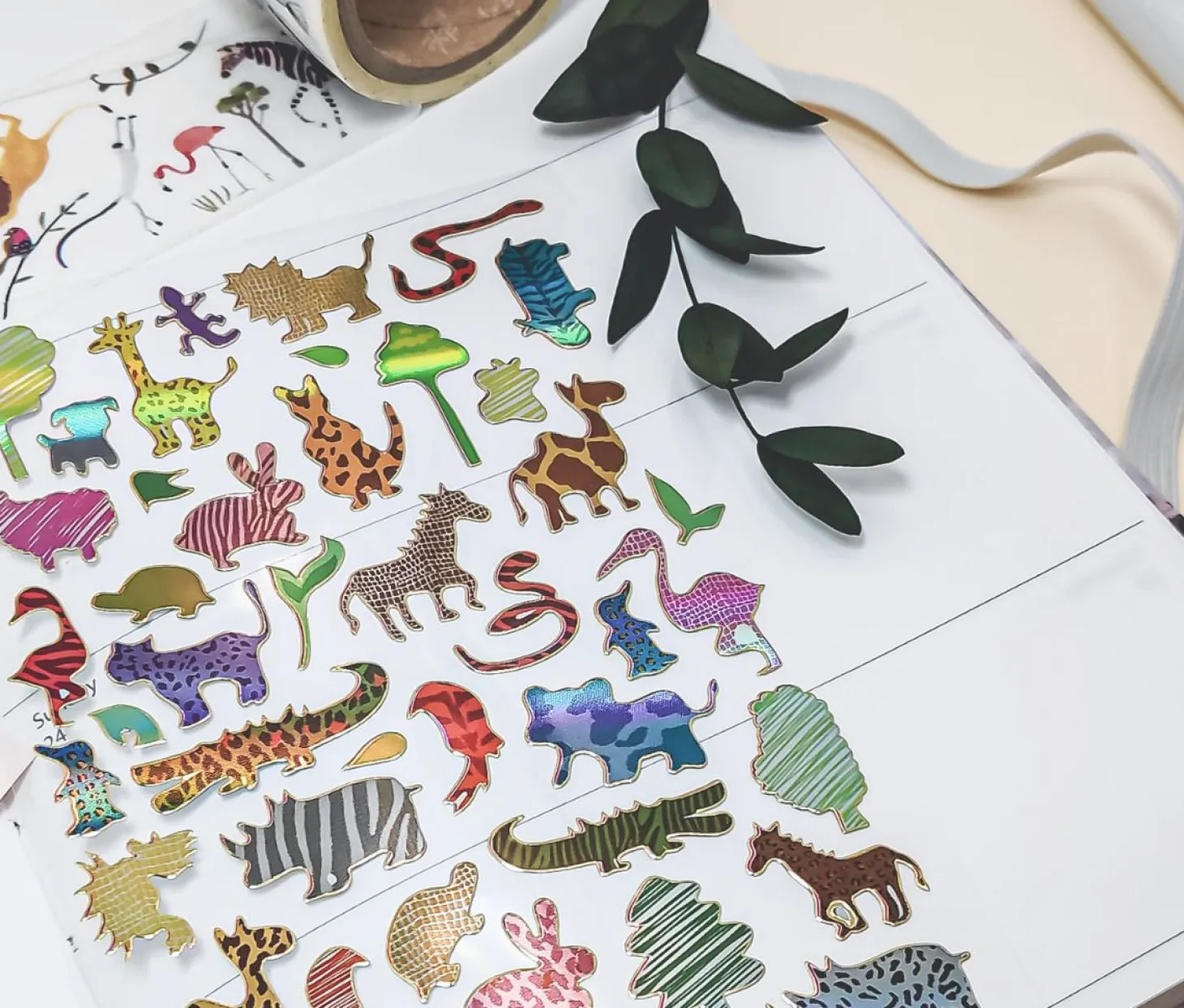 Hologram Animal PVC Sticker