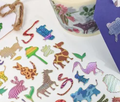 Hologram Animal PVC Sticker