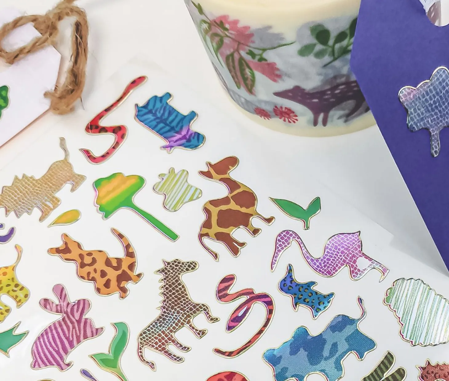 Hologram Animal PVC Sticker
