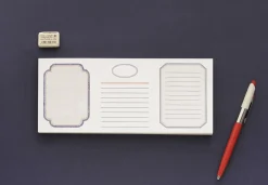 Horizontal Letter Memo Pad