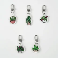 Houseplant Acrylic Key Ring