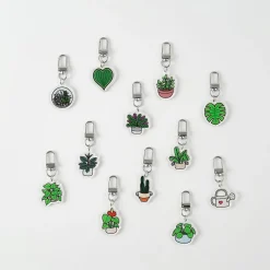 Houseplant Acrylic Key Ring