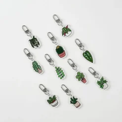 Houseplant Acrylic Key Ring