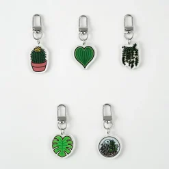 Houseplant Acrylic Key Ring