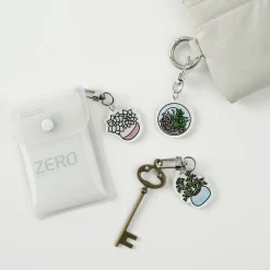Houseplant Acrylic Key Ring