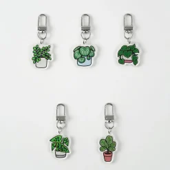 Houseplant Acrylic Key Ring