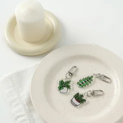 Houseplant Acrylic Key Ring