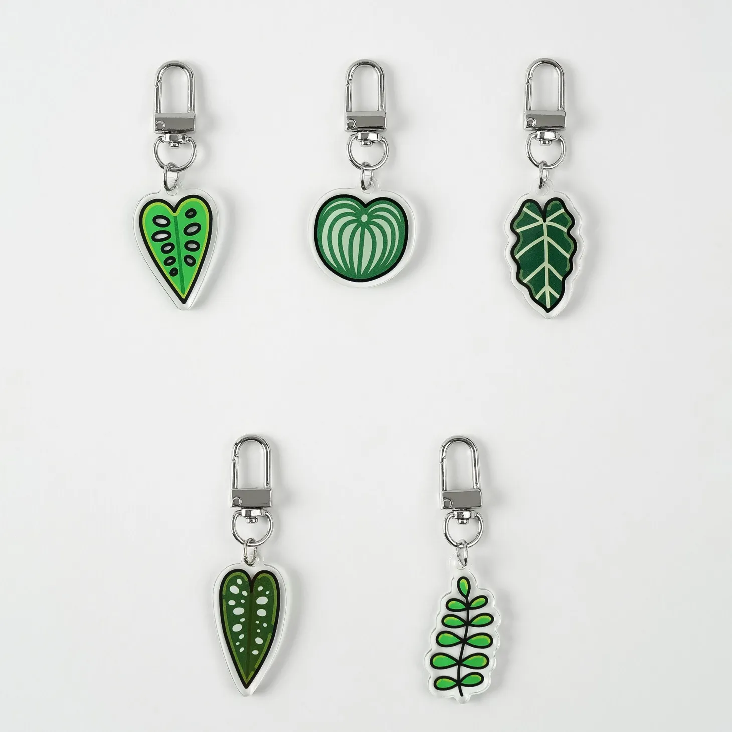 Houseplant Acrylic Key Ring