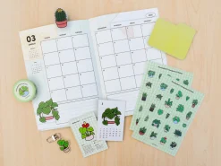 Houseplant 2026 Monthly Stationery Gift Set (7pcs)