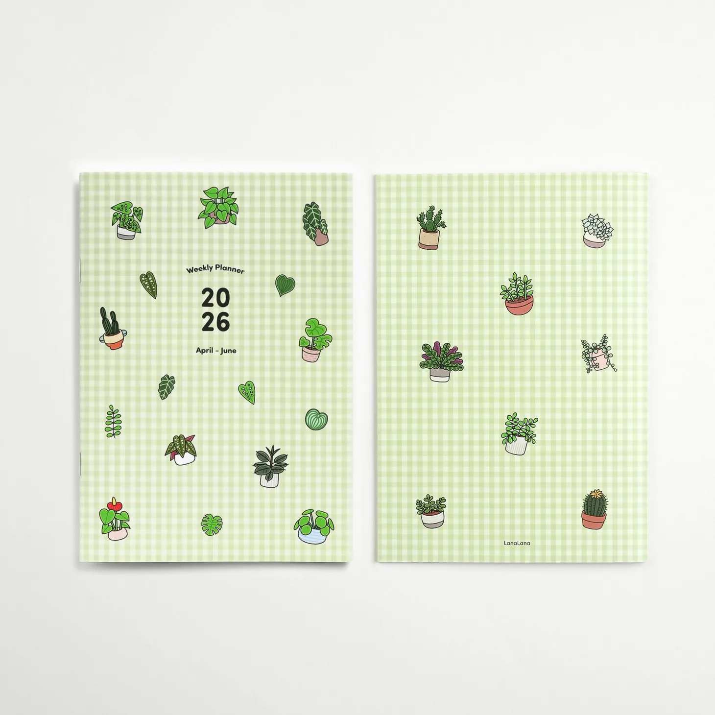 2026 Houseplant Quarterly Weekly Planner