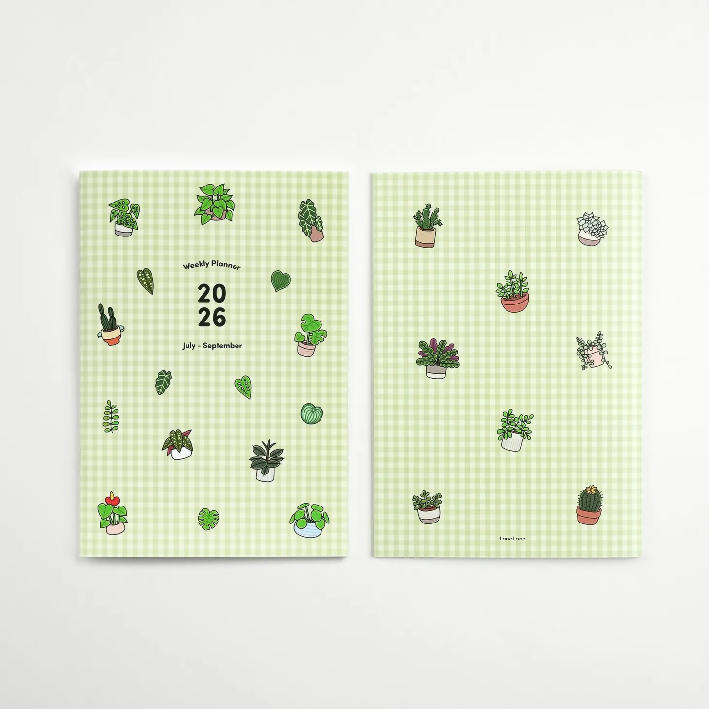 2026 Houseplant Quarterly Weekly Planner