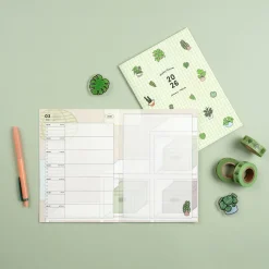 2026 Houseplant Quarterly Weekly Planner