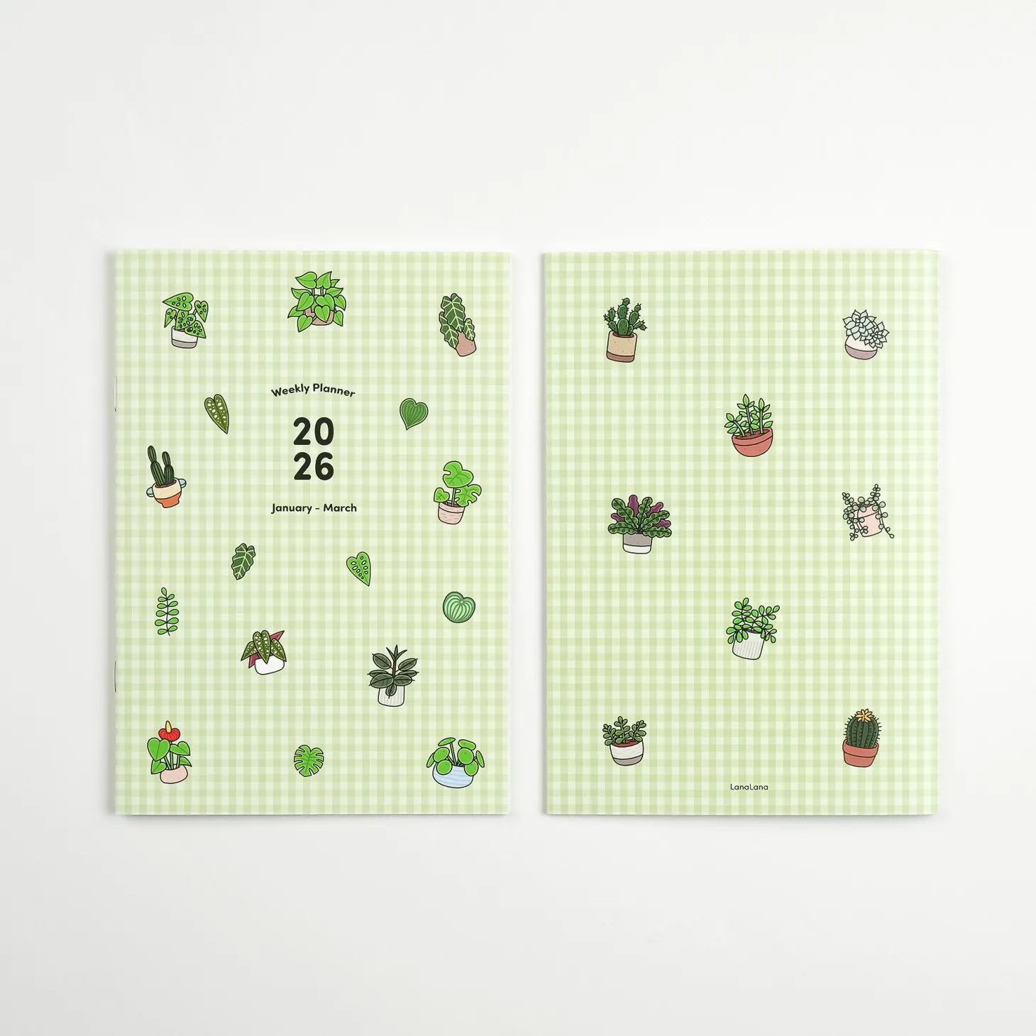 2026 Houseplant Quarterly Weekly Planner