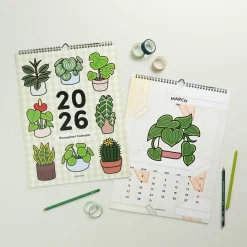 2026 Houseplant Wall Calendar
