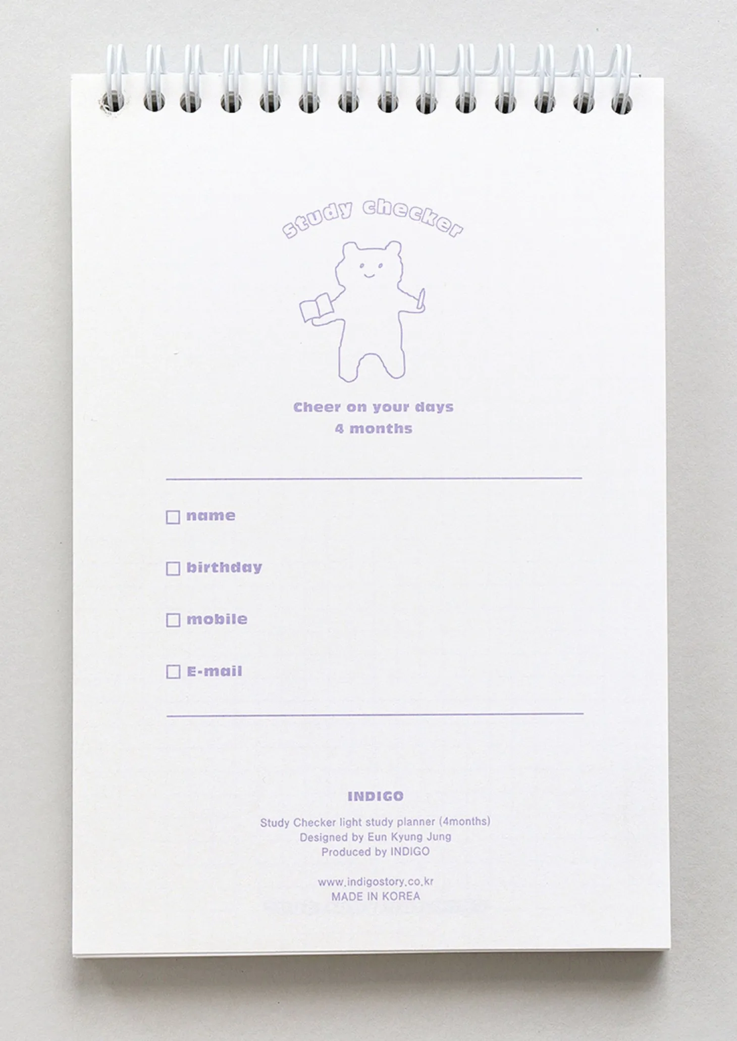 Indigo Quadrimester Study Planner