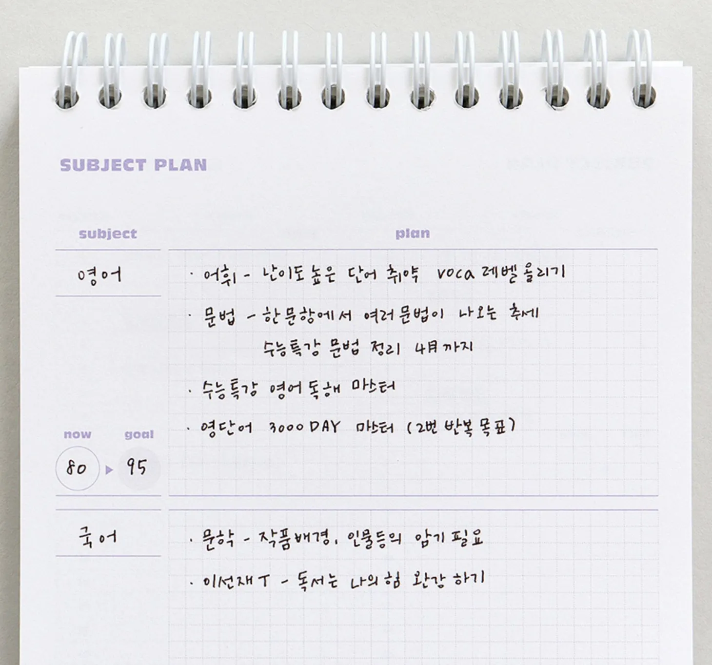 Indigo Quadrimester Study Planner