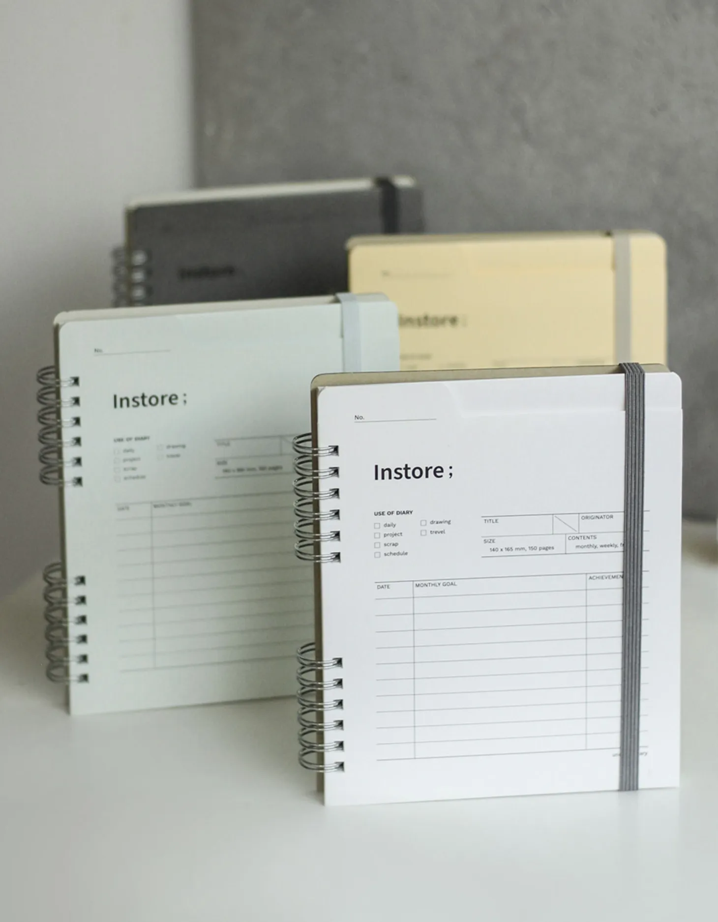 In Store Semi Year Weekly Planner