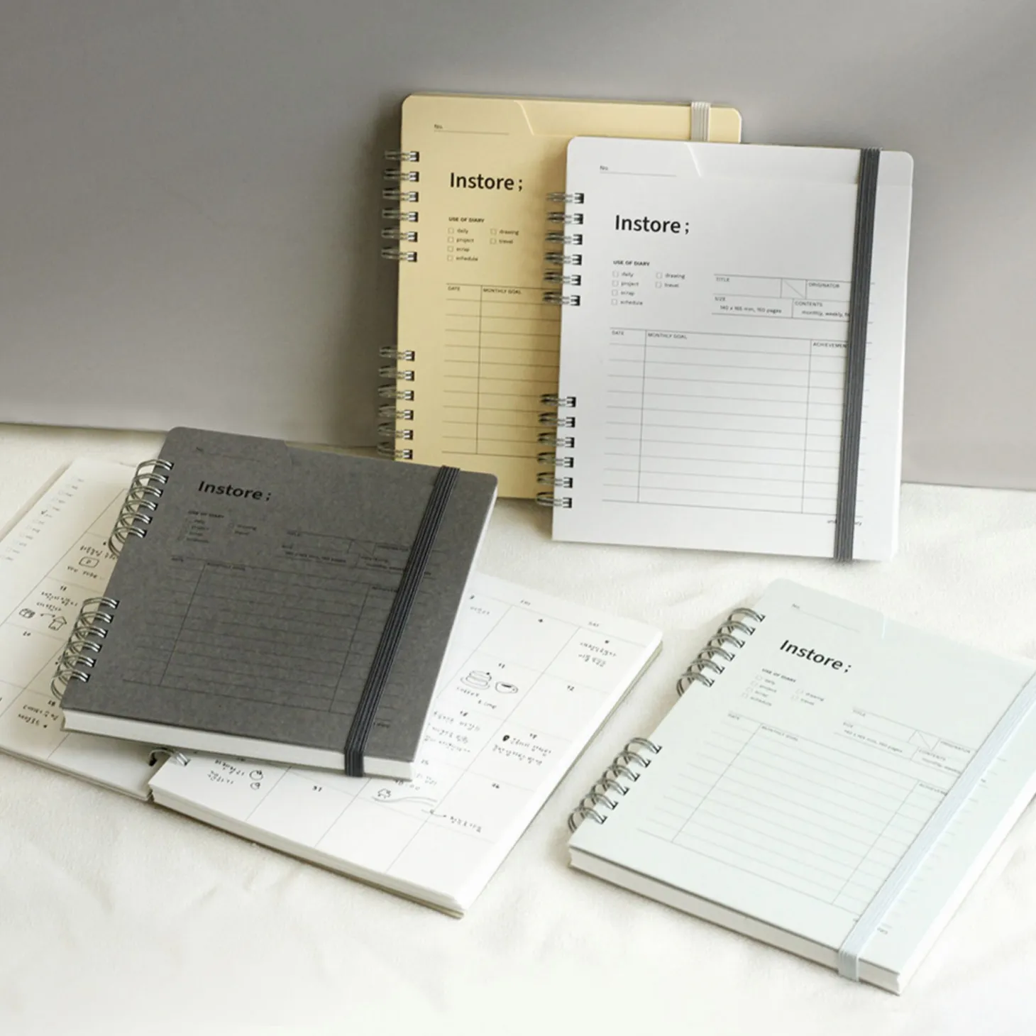 In Store Semi Year Weekly Planner