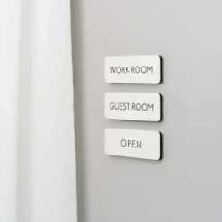 Ivory Basic Door Sign