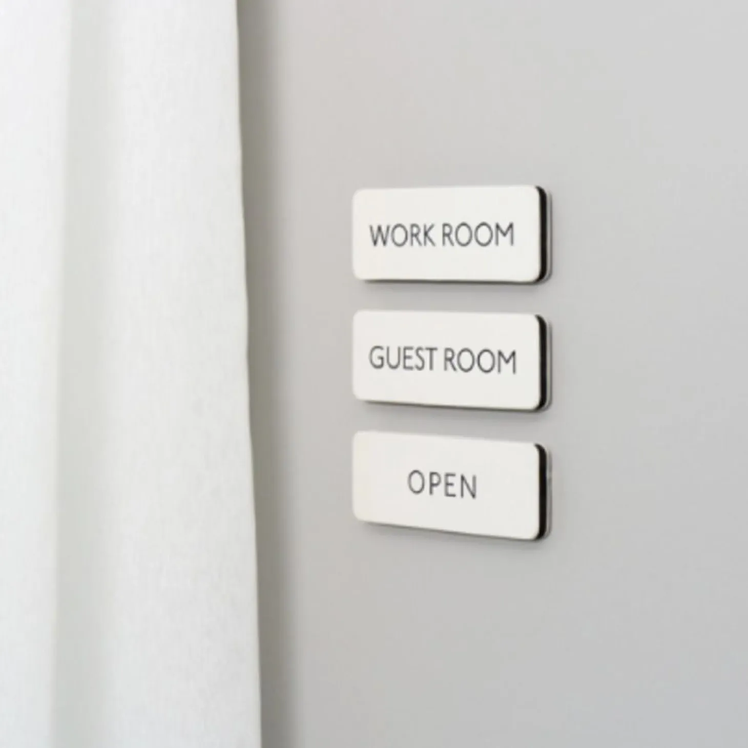 Ivory Basic Door Sign