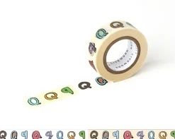 JAM JAM Alphabet Masking Tape (O-Z, Numbers)