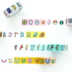 JAM JAM Alphabet Masking Tape (O-Z, Numbers)