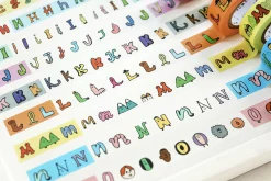 JAM JAM Alphabet Masking Tape (O-Z, Numbers)