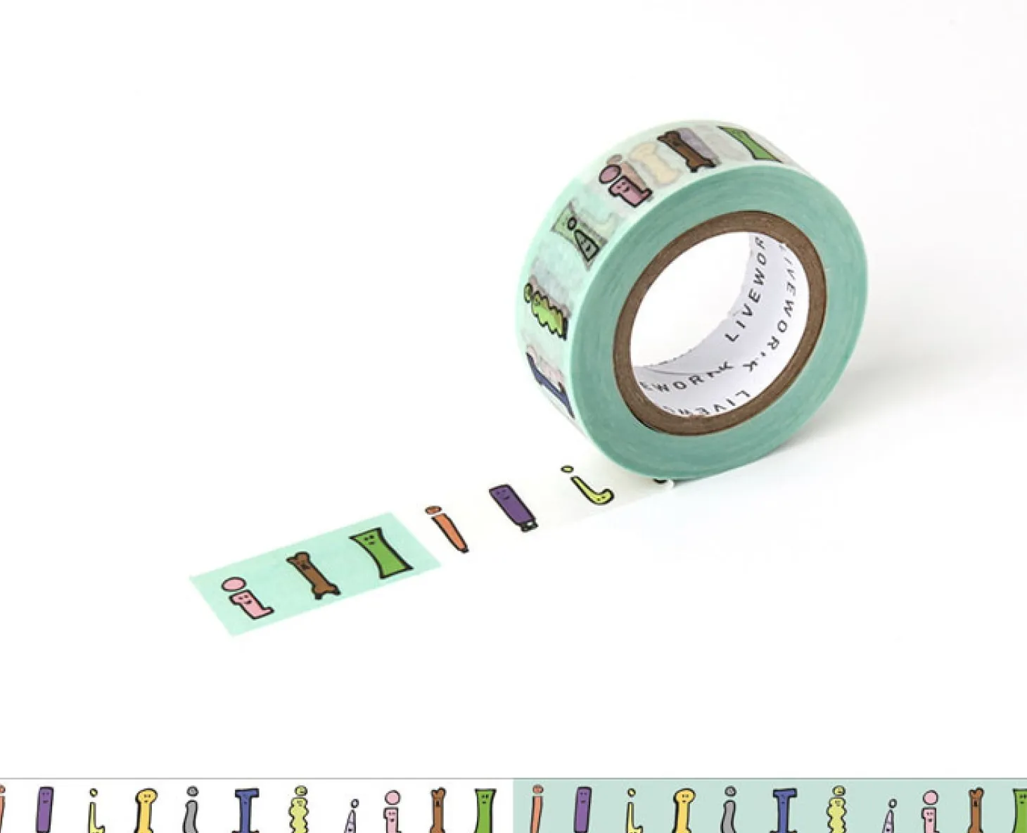 JAM JAM Alphabet Masking Tape (A-N)