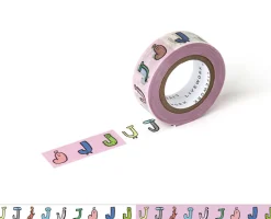 JAM JAM Alphabet Masking Tape (A-N)