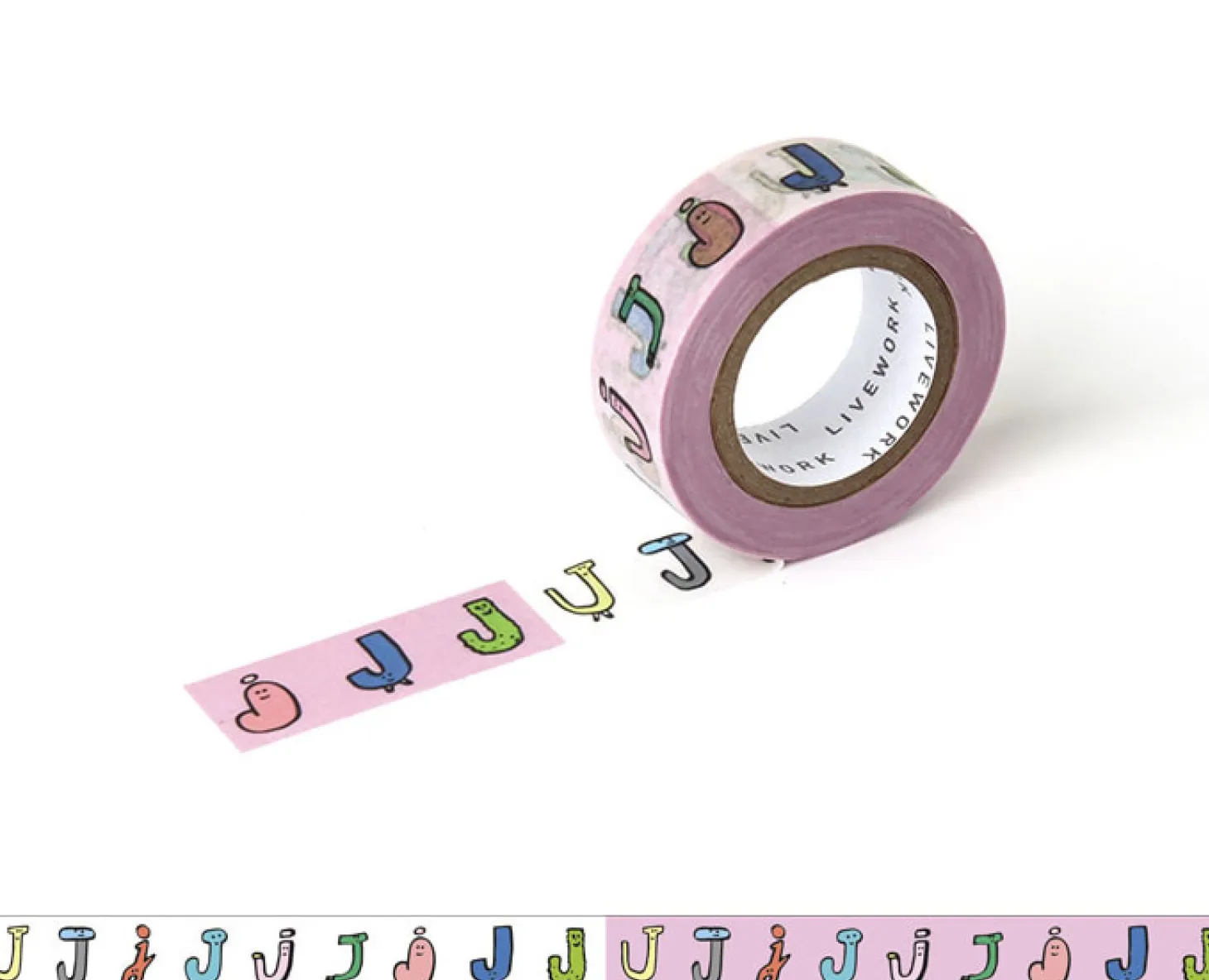 JAM JAM Alphabet Masking Tape (A-N)