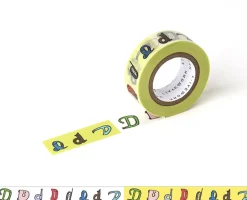 JAM JAM Alphabet Masking Tape (A-N)