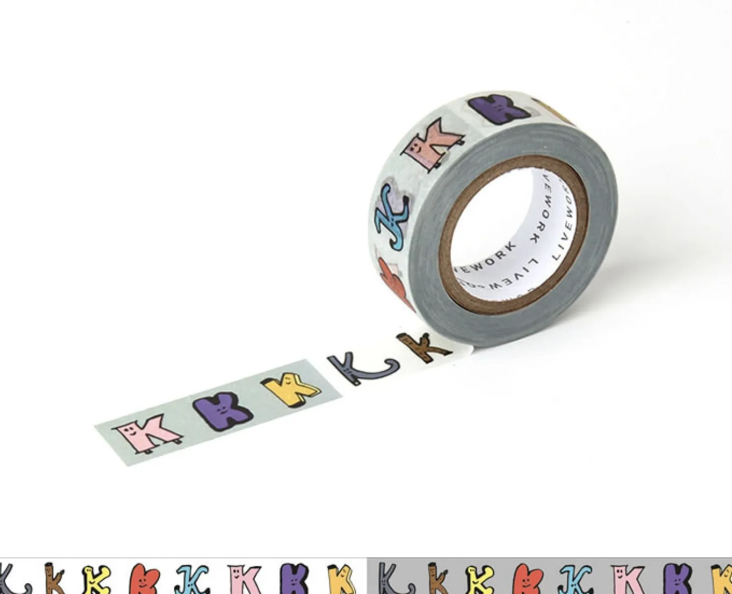 JAM JAM Alphabet Masking Tape (A-N)