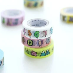 JAM JAM Alphabet Masking Tape (A-N)