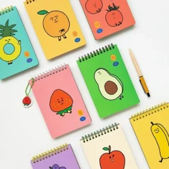JAM JAM Fruit Colorful Spiral Notebook