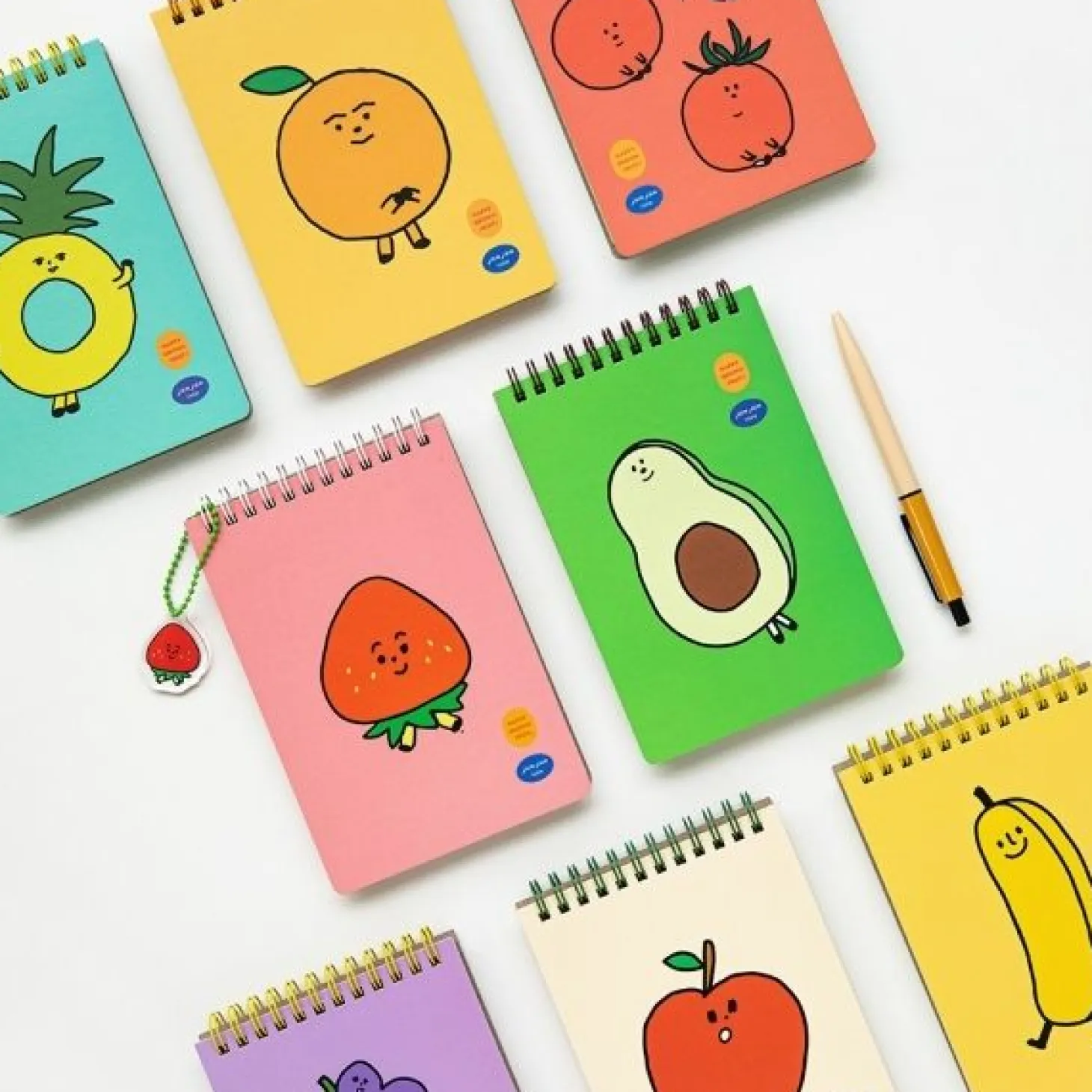 JAM JAM Fruit Colorful Spiral Notebook