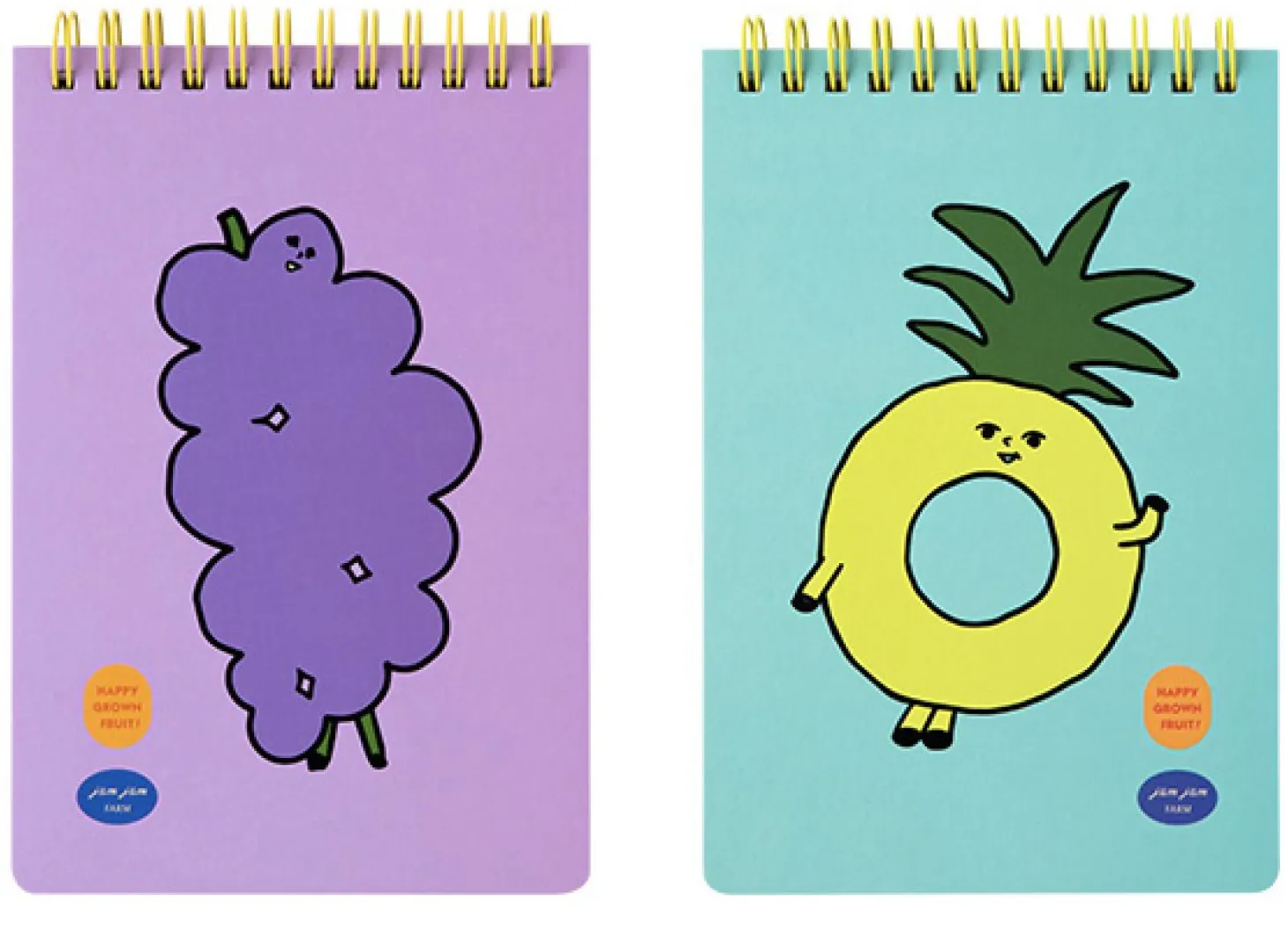 JAM JAM Fruit Colorful Spiral Notebook