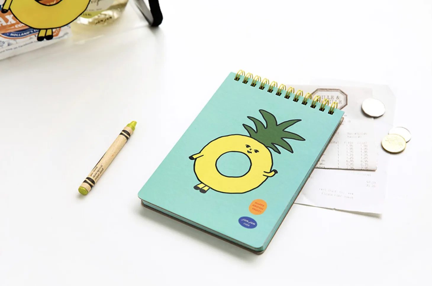 JAM JAM Fruit Colorful Spiral Notebook