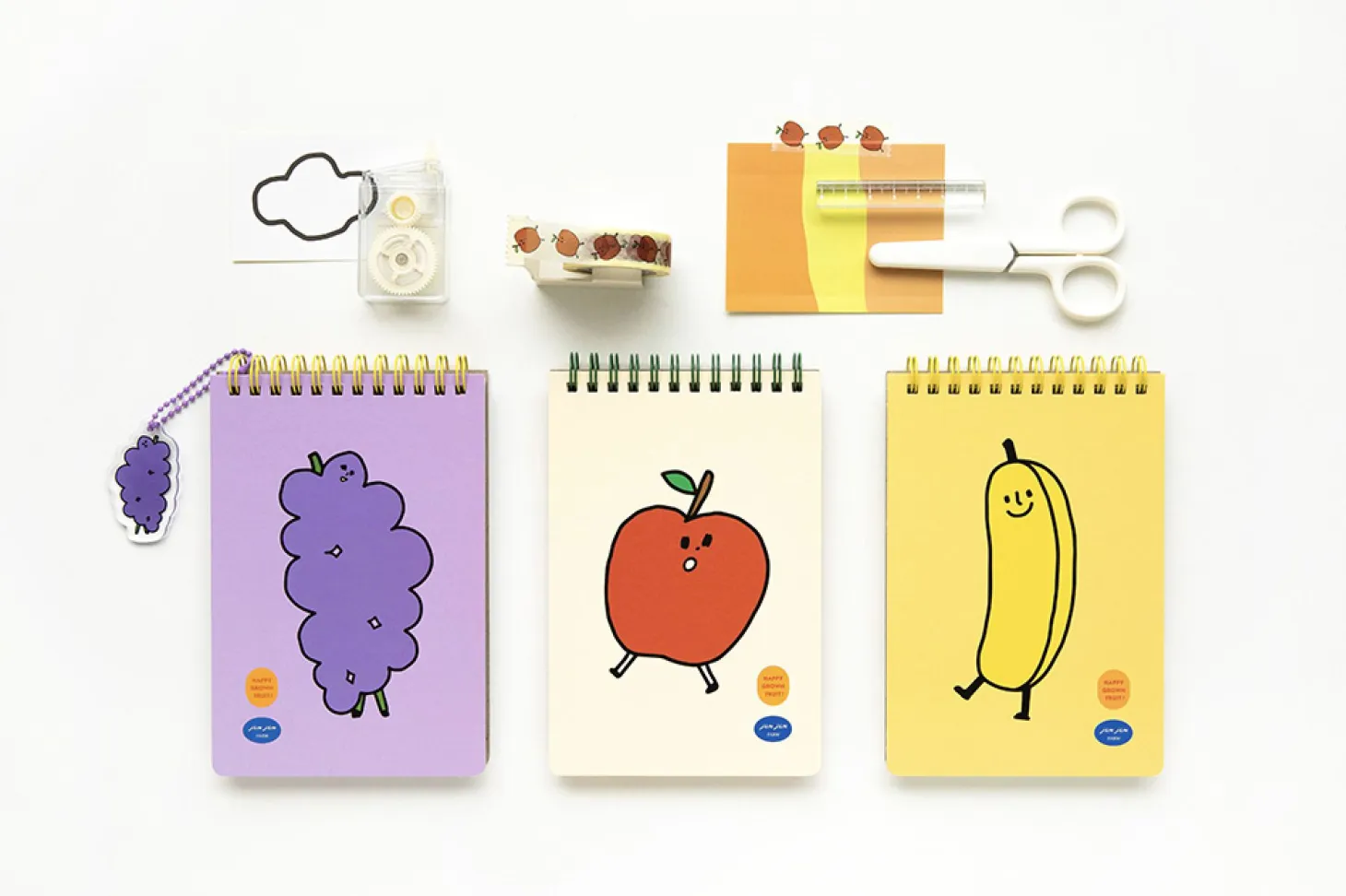 JAM JAM Fruit Colorful Spiral Notebook