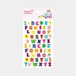 Jelly Alphabet Epoxy Deco Sticker