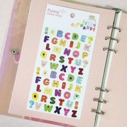 Jelly Alphabet Epoxy Deco Sticker