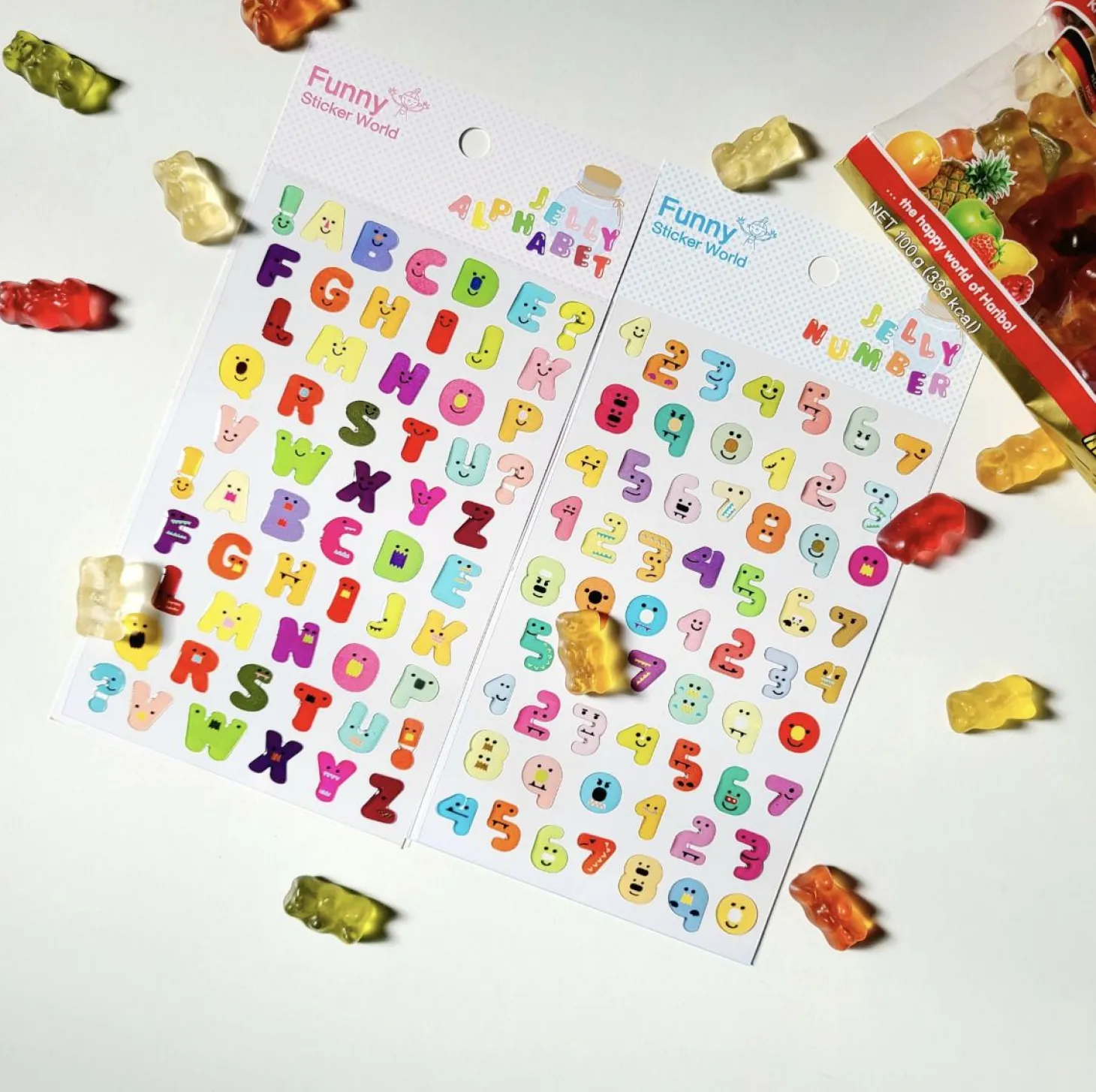 Jelly Alphabet Epoxy Deco Sticker