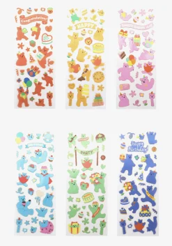 Jelly Bear Goldline Sticker v1