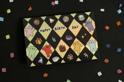 Jelly Bear Hologram Folding Card